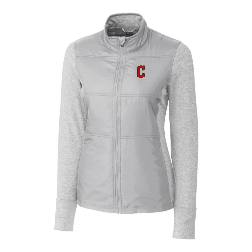 MLB Cleveland Guardians DryTec Stealth Hybrid Quilted Full-Zip Windbreaker Jacket