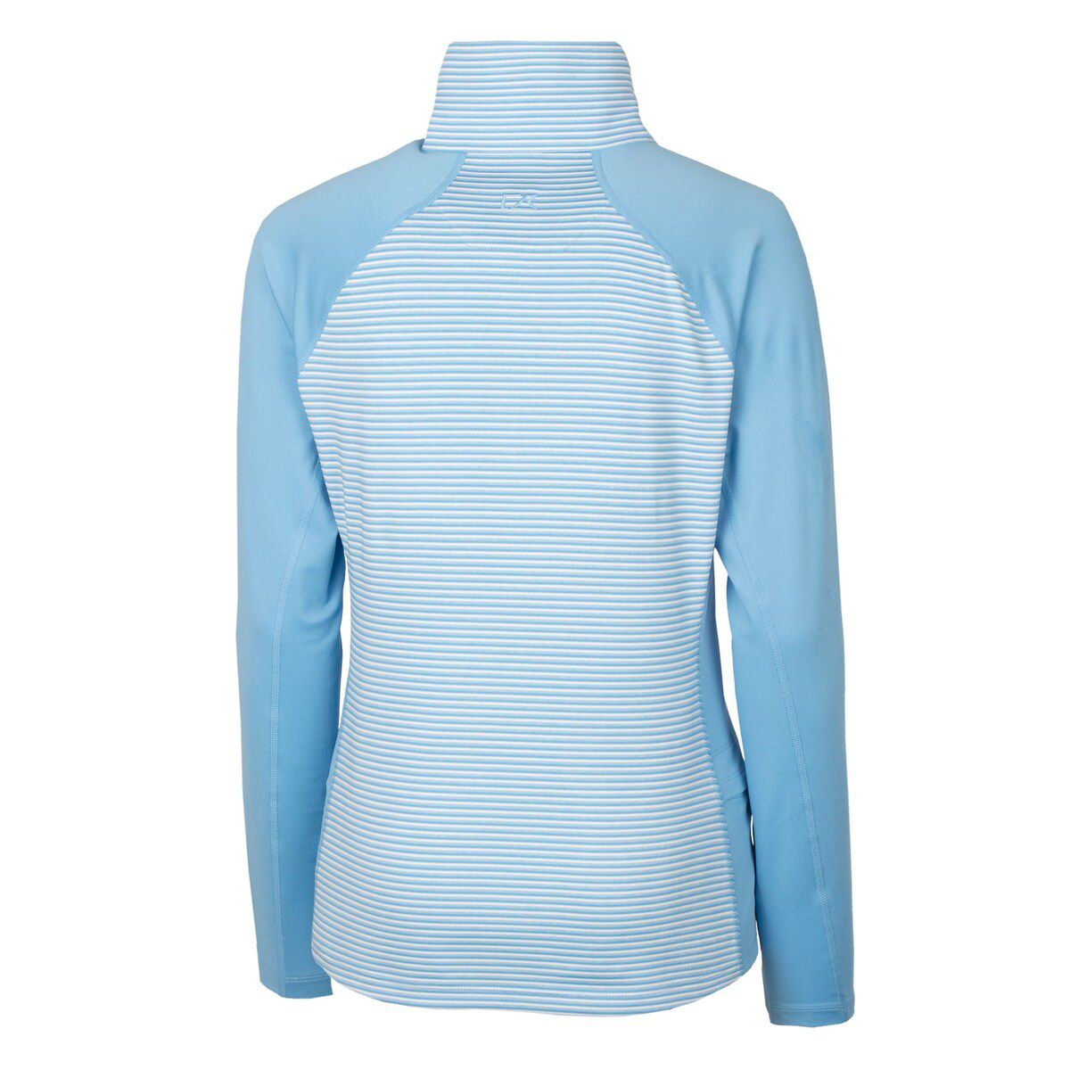 MLB Light Atlanta Braves DryTec Forge Tonal Stripe Half-Zip Top