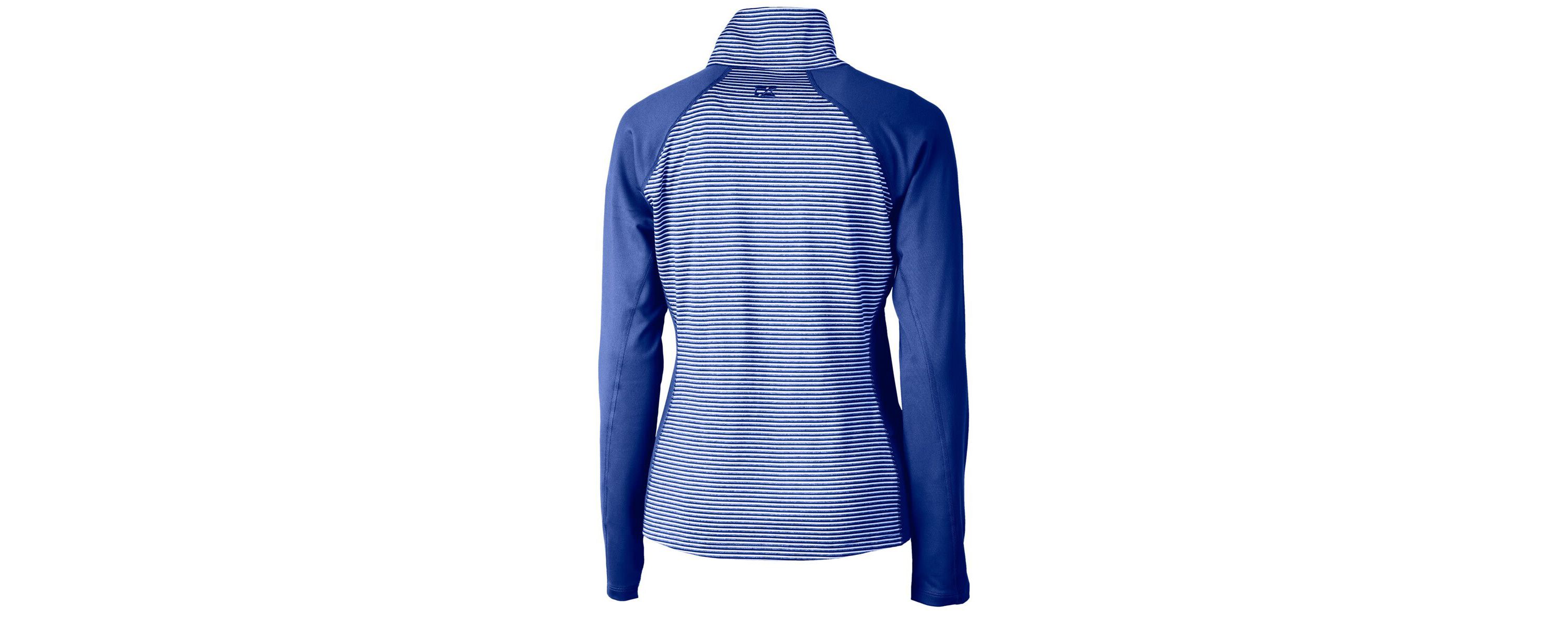 MLB Chicago Cubs DryTec Forge Tonal Stripe Half-Zip Top