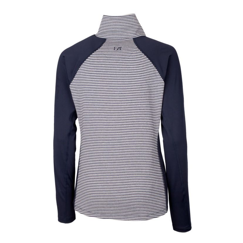 MLB Chicago Cubs DryTec Forge Tonal Stripe Half-Zip Top