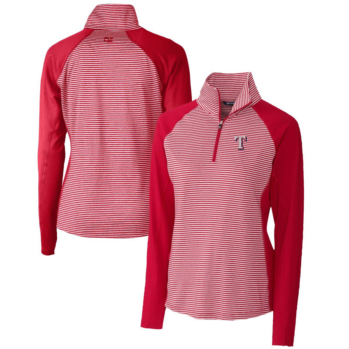 MLB Texas Rangers DryTec Forge Tonal Stripe Half-Zip Top