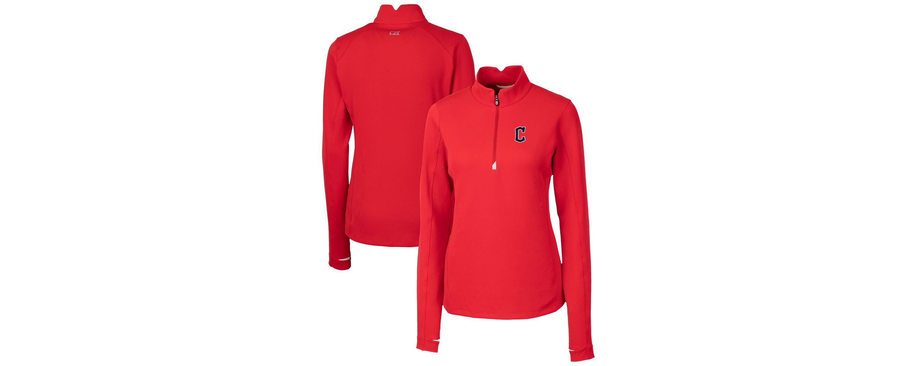 MLB Cleveland Guardians DryTec Traverse Stretch Quarter-Zip Pullover Top