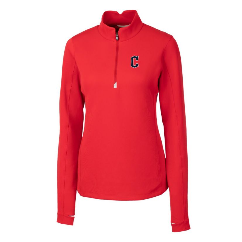 MLB Cleveland Guardians DryTec Traverse Stretch Quarter-Zip Pullover Top