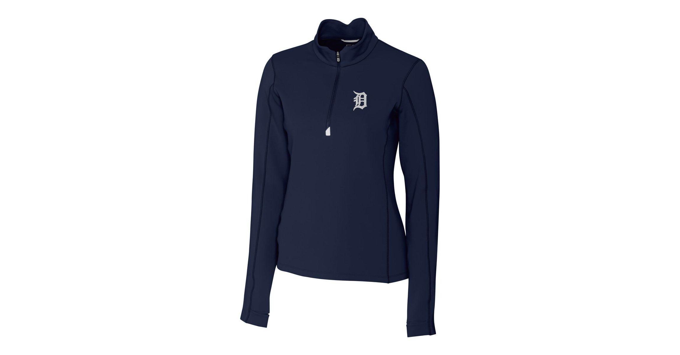 MLB Detroit Tigers DryTec Traverse Stretch Quarter-Zip Pullover Top