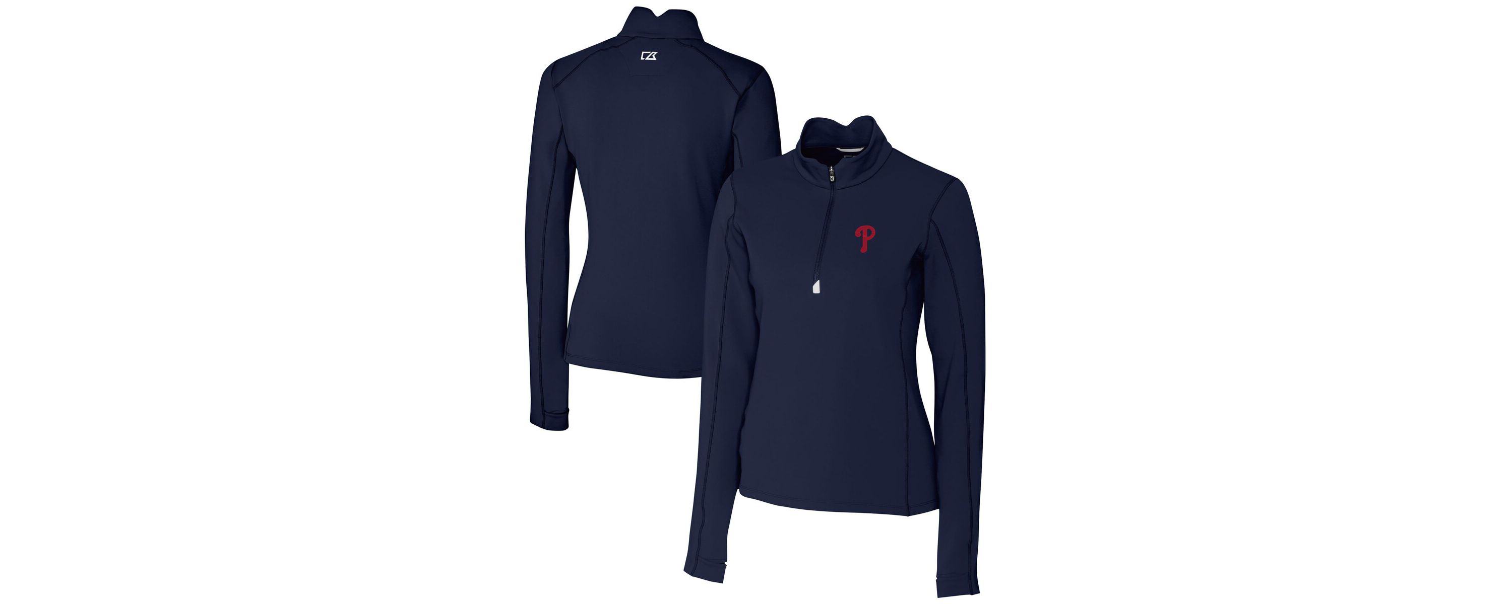 MLB Philadelphia Phillies DryTec Traverse Stretch Quarter-Zip Pullover Top