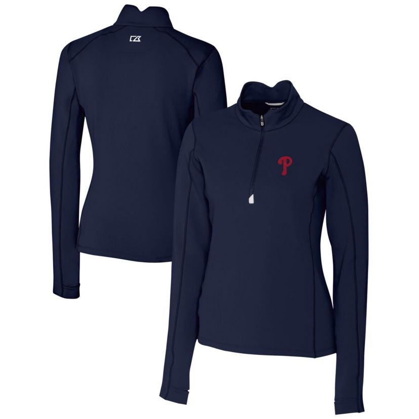 MLB Philadelphia Phillies DryTec Traverse Stretch Quarter-Zip Pullover Top