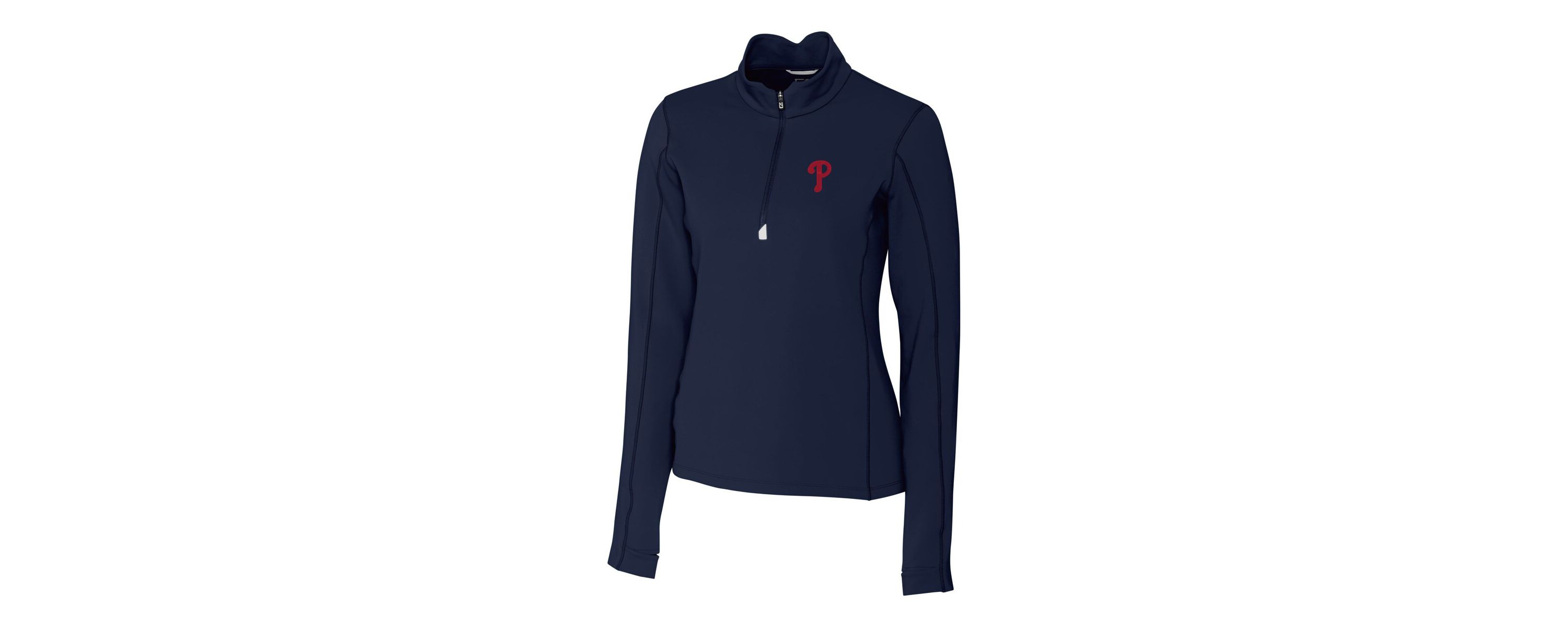 MLB Philadelphia Phillies DryTec Traverse Stretch Quarter-Zip Pullover Top