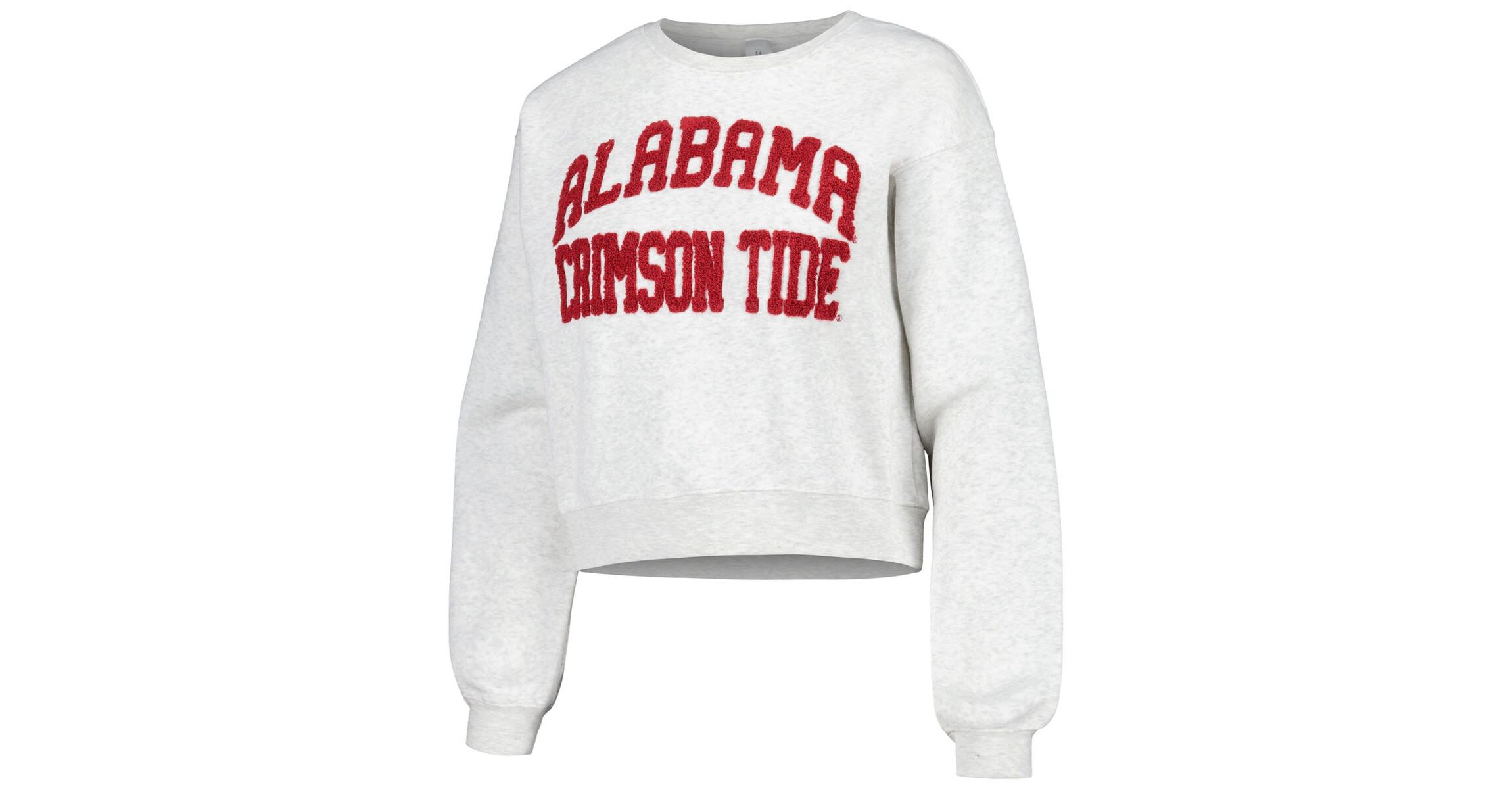 Alabama Crimson Tide NCAA Alabama Tide Core Chenille Cropped Pullover Sweatshirt