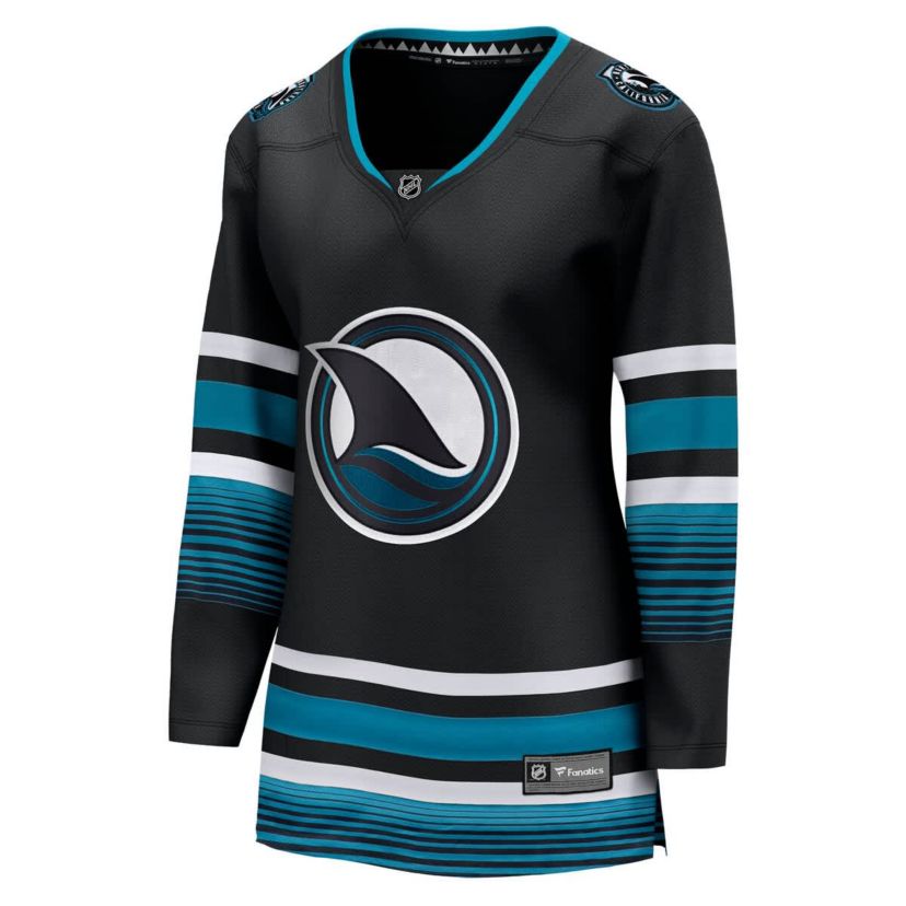 NHL Fanatics San Jose Sharks Alternate Breakaway Jersey