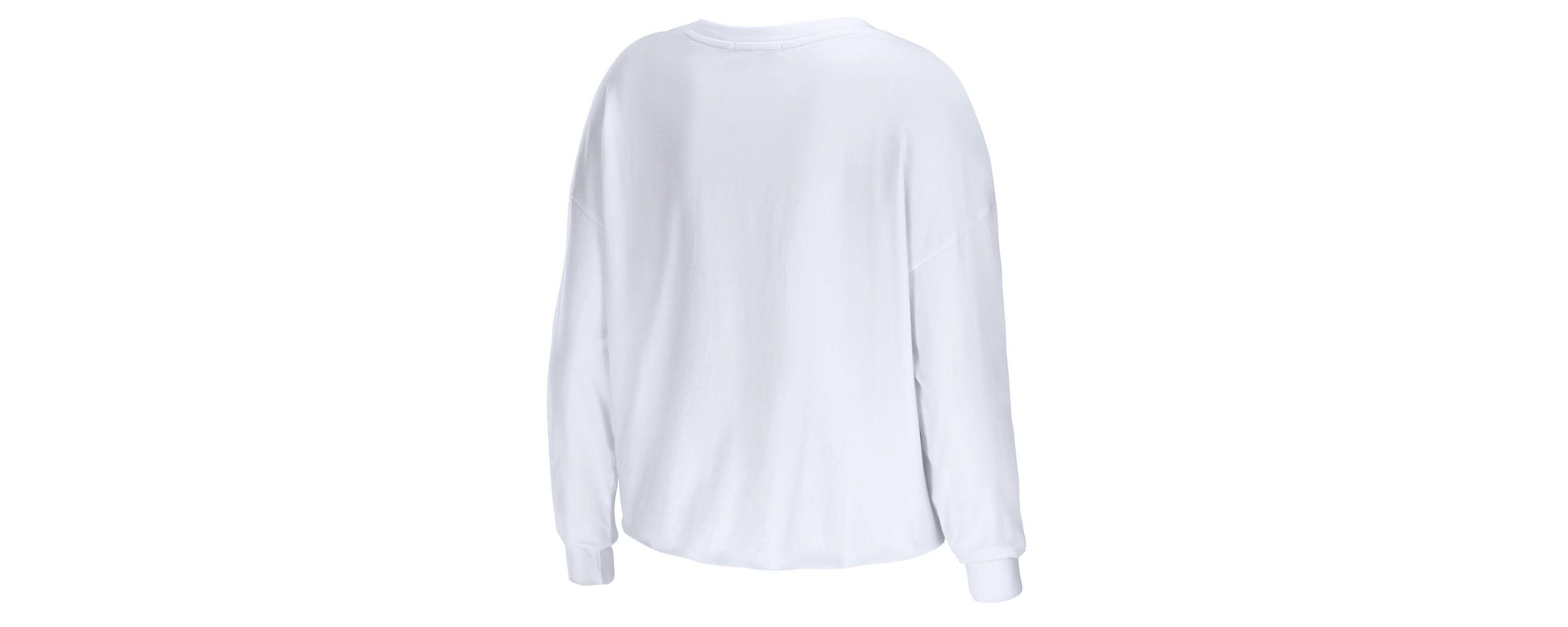 NCAA LSU Tigers Diamond Long Sleeve Cropped T-Shirt