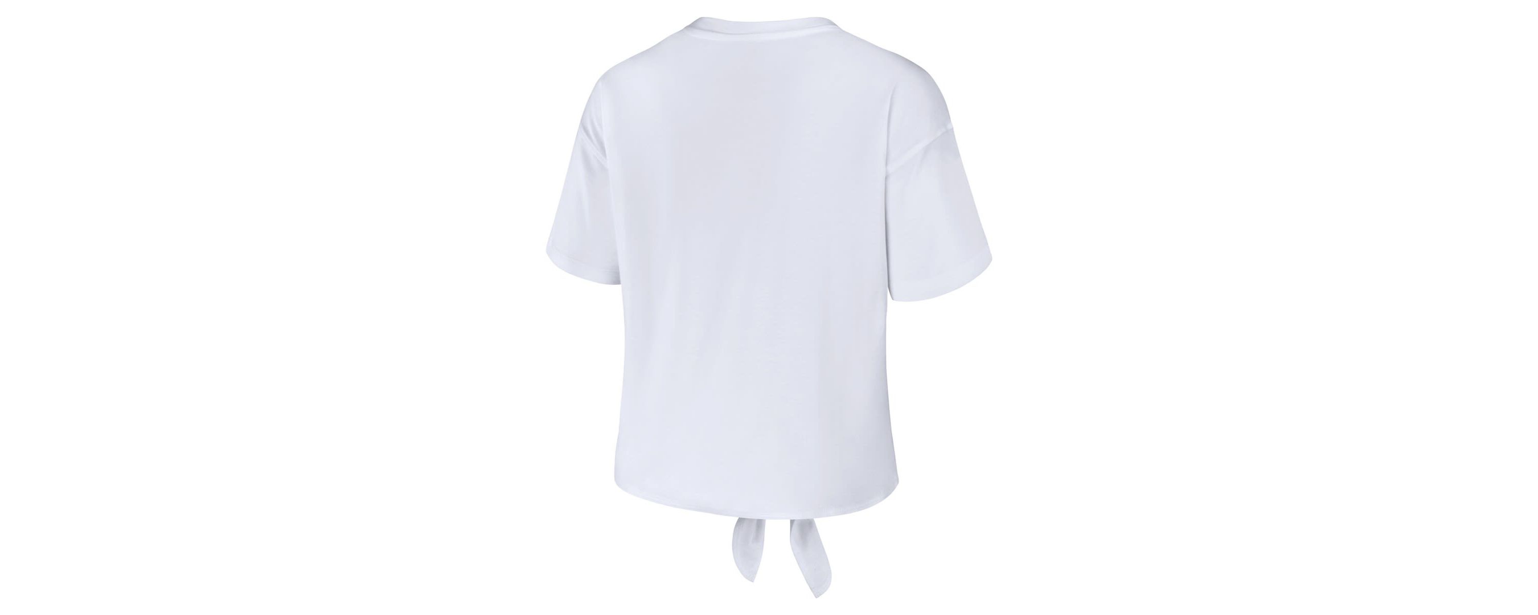 NCAA Ohio State Buckeyes Striped Front Knot Cropped T-Shirt