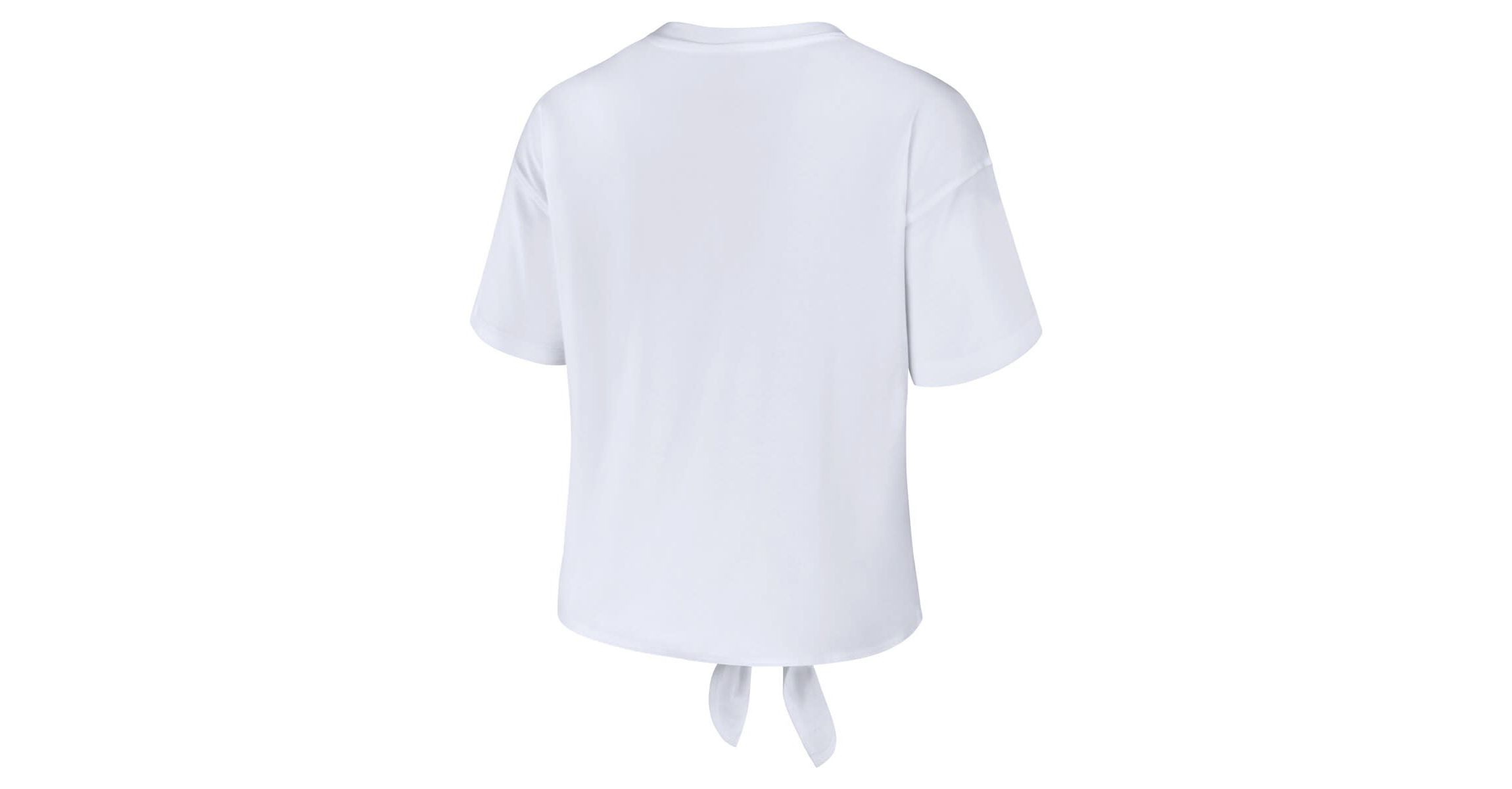 NCAA Texas Longhorns Striped Front Knot Cropped T-Shirt