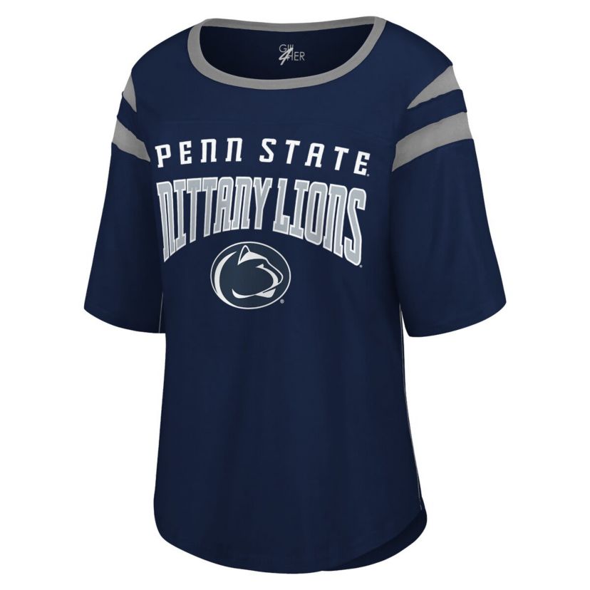 NCAA Penn State Nittany Lions Plus Size Linebacker Half-Sleeve T-Shirt