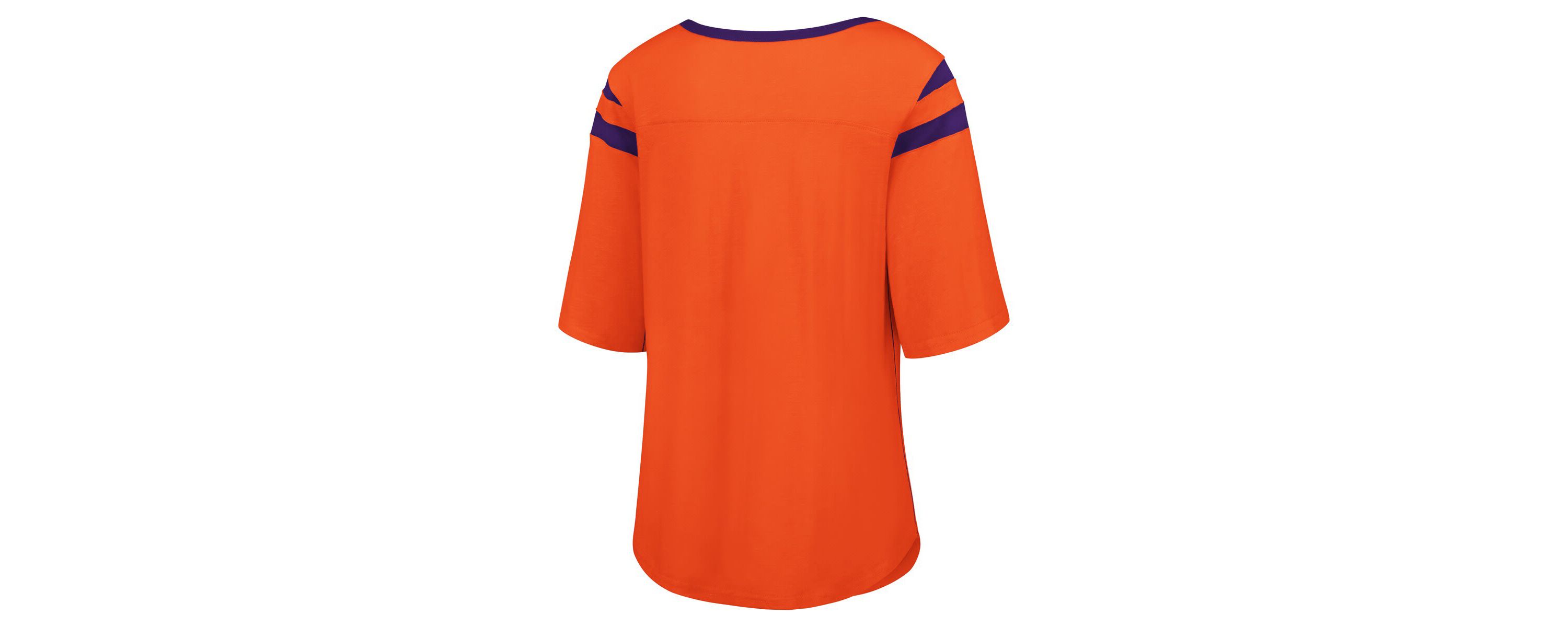 NCAA Clemson Tigers Plus Size Linebacker Half-Sleeve T-Shirt
