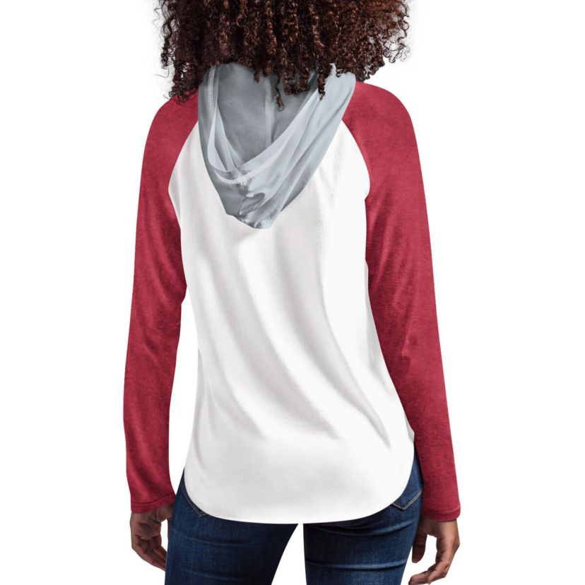 Alabama Crimson Tide NCAA Alabama Tide From the Sideline Raglan Long Sleeve Hoodie T-Shirt