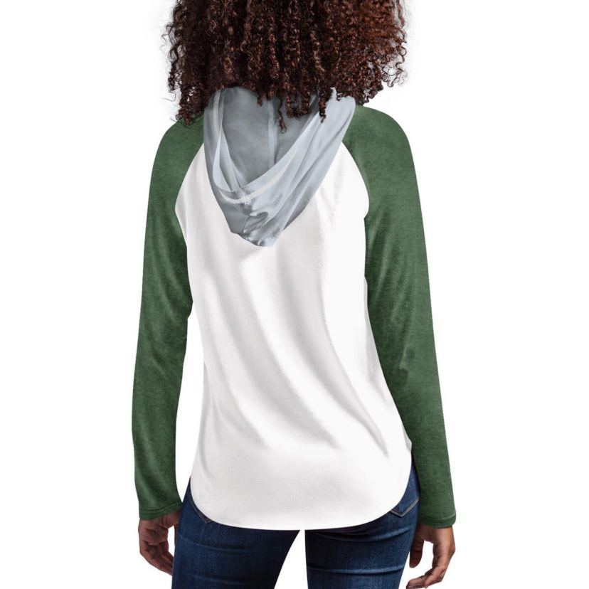 NCAA Michigan State Spartans From the Sideline Raglan Long Sleeve Hoodie T-Shirt