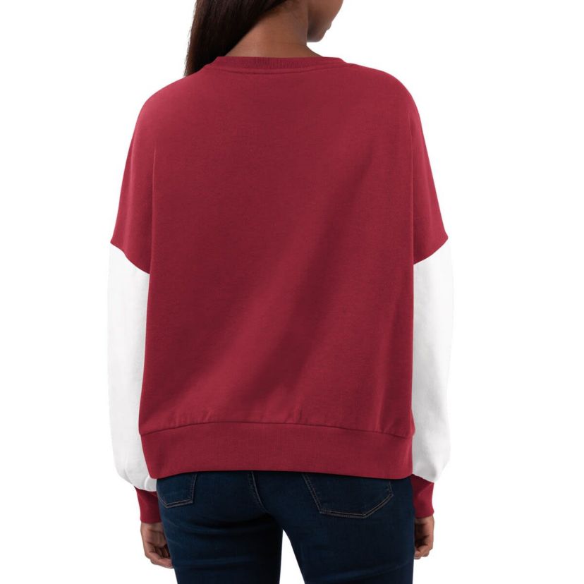 Alabama Crimson Tide NCAA Alabama Tide Team Pride Colorblock Pullover Sweatshirt