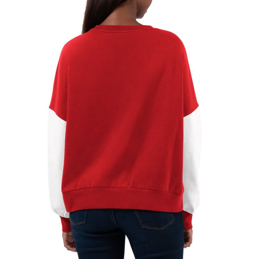 NCAA Nebraska Huskers Team Pride Colorblock Pullover Sweatshirt