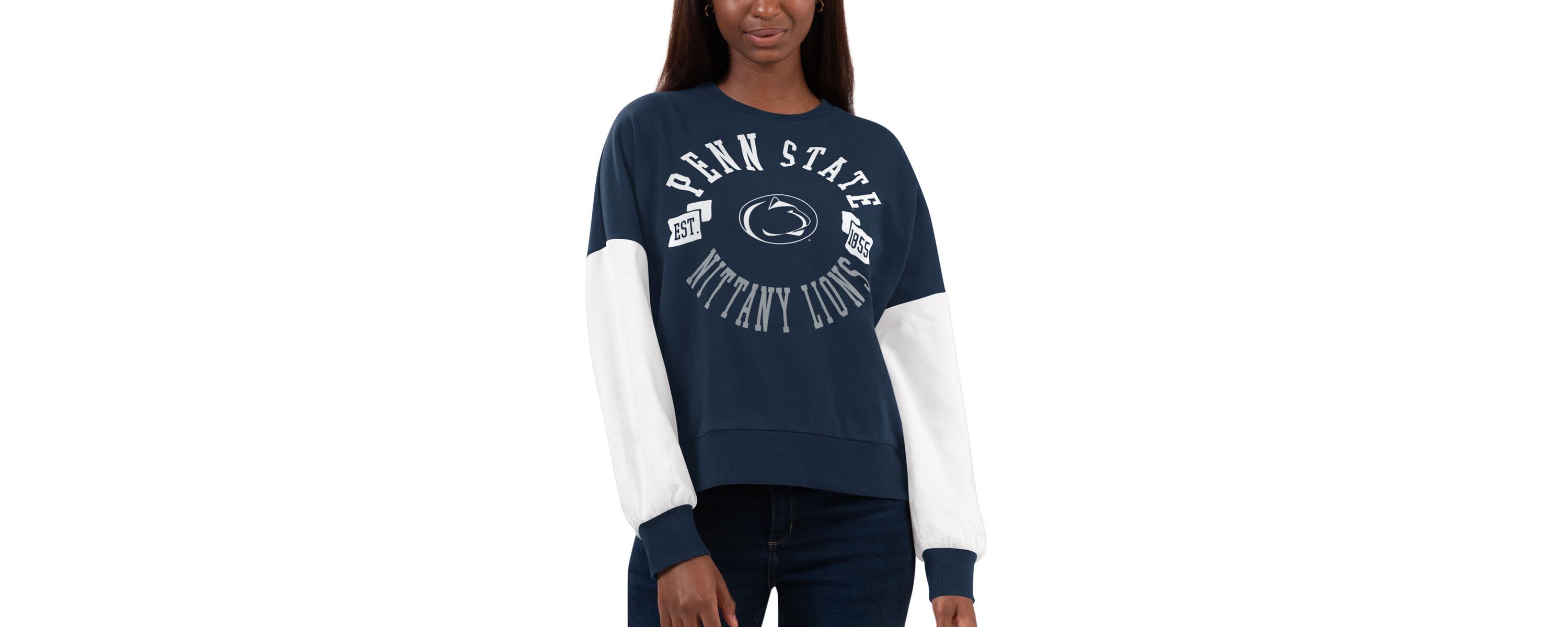 NCAA Penn State Nittany Lions Team Pride Colorblock Pullover Sweatshirt