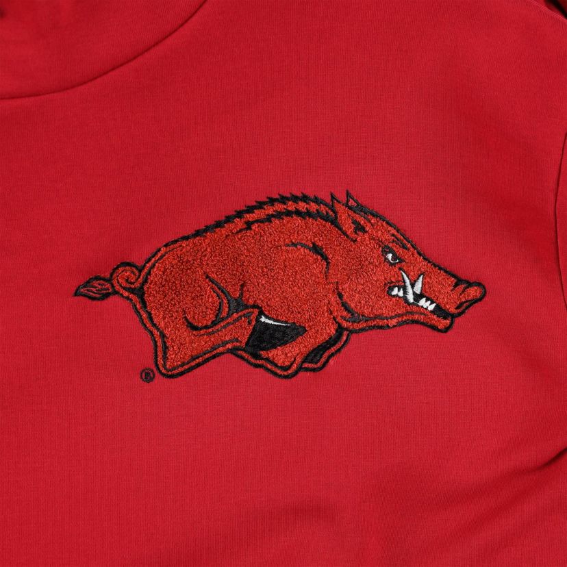 NCAA Arkansas Razorbacks Matchmaker Diagonal Cowl Pullover Hoodie