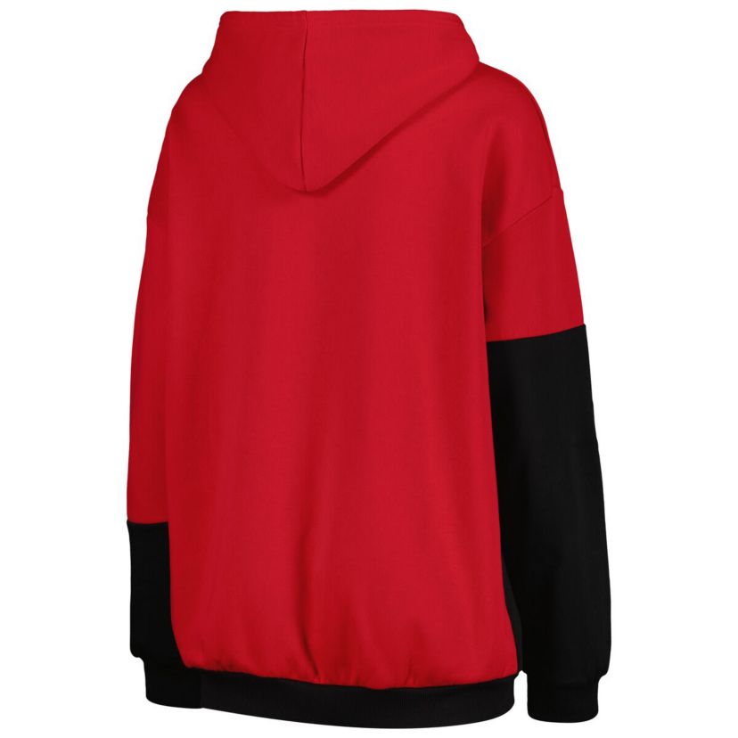 NCAA Indiana Hoosiers Matchmaker Diagonal Cowl Pullover Hoodie