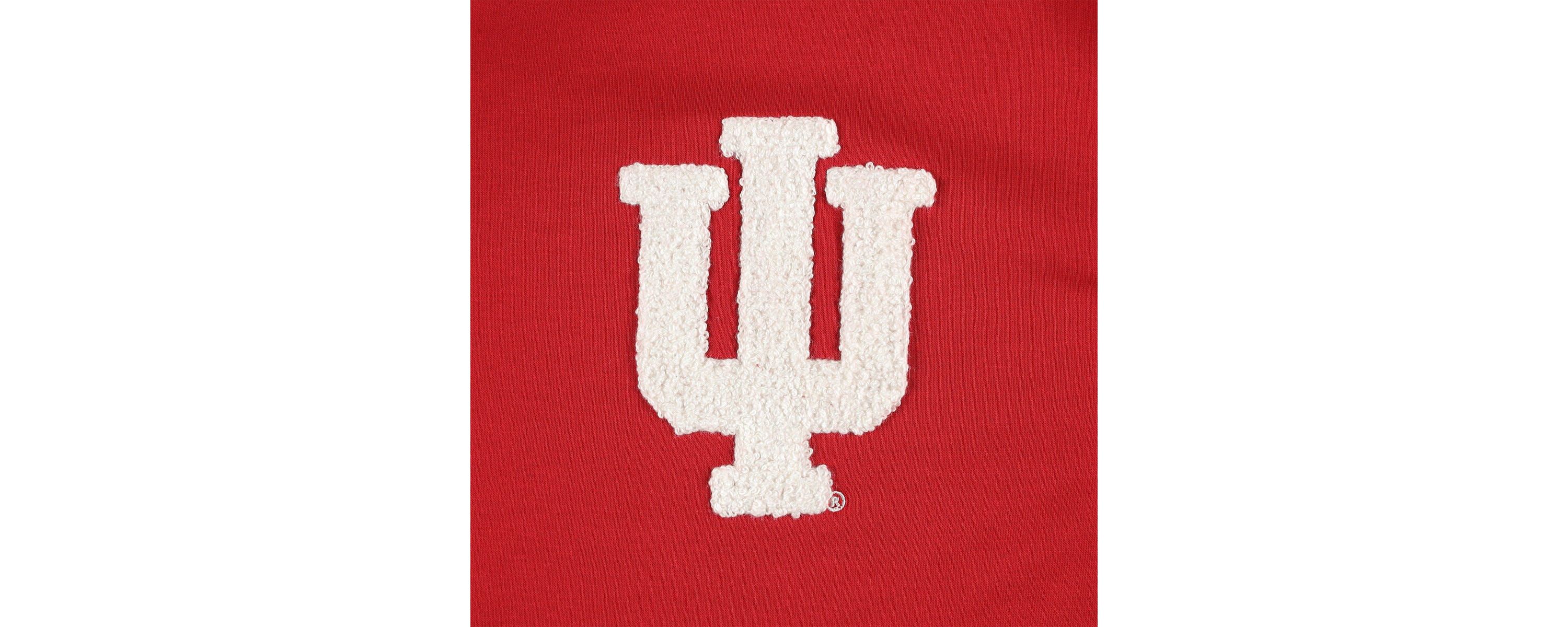 NCAA Indiana Hoosiers Matchmaker Diagonal Cowl Pullover Hoodie