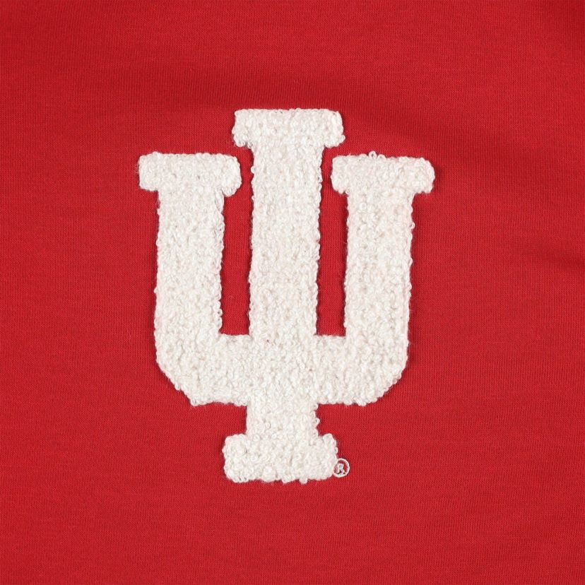 NCAA Indiana Hoosiers Matchmaker Diagonal Cowl Pullover Hoodie