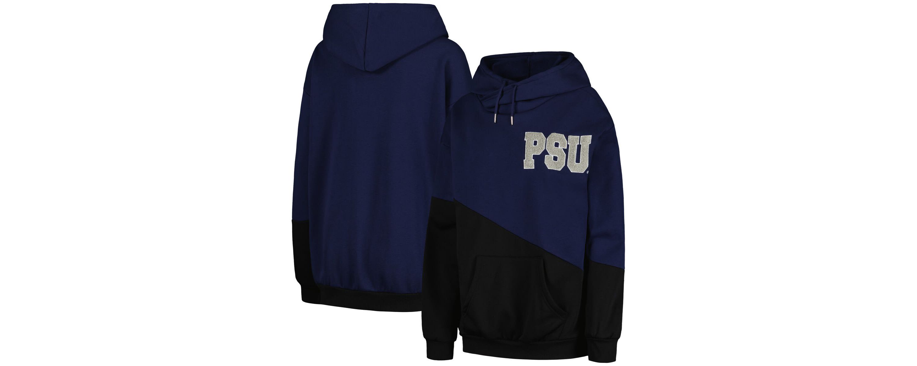 NCAA Penn State Nittany Lions Matchmaker Diagonal Cowl Pullover Hoodie