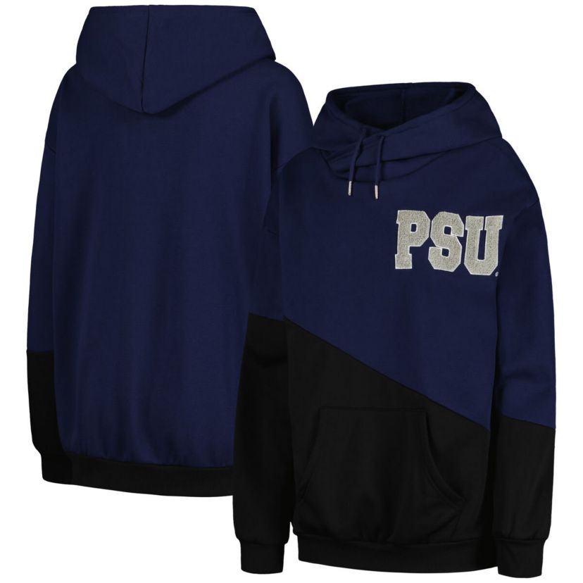 NCAA Penn State Nittany Lions Matchmaker Diagonal Cowl Pullover Hoodie