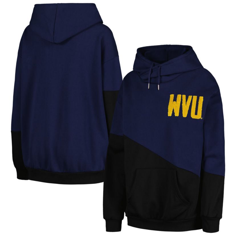 NCAA West Virginia Mountaineers Matchmaker Diagonal Cowl Pullover Hoodie