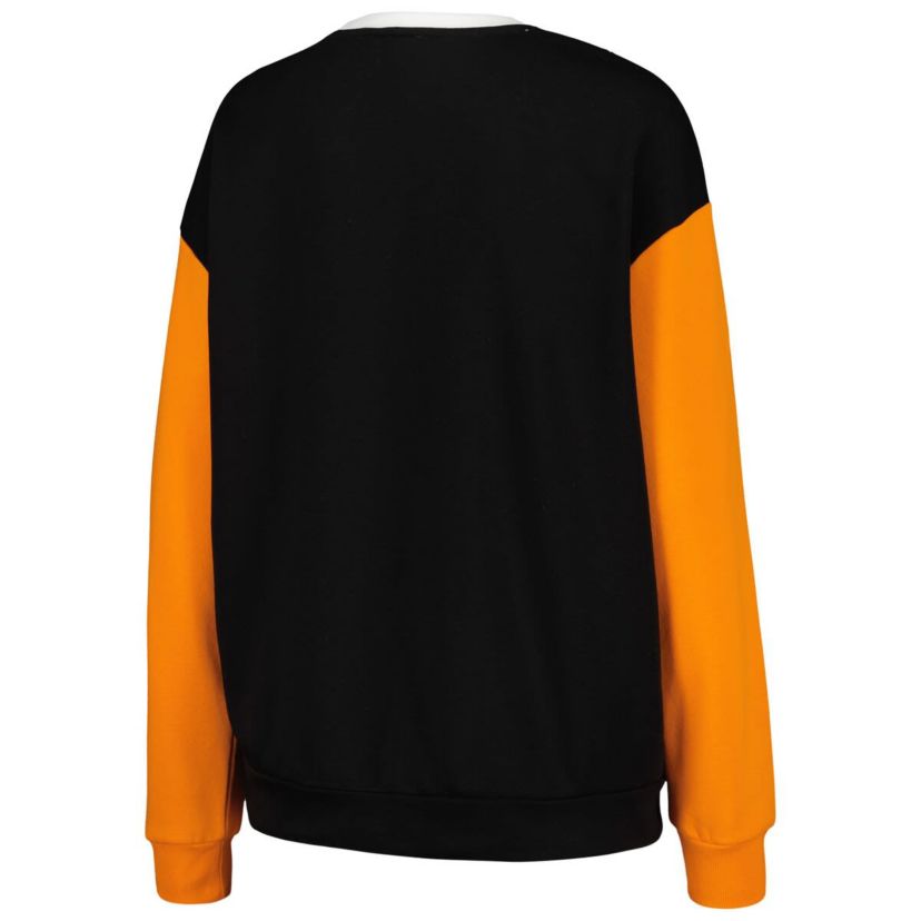NCAA Tennessee Volunteers Vertical Color-Block Pullover Sweatshirt
