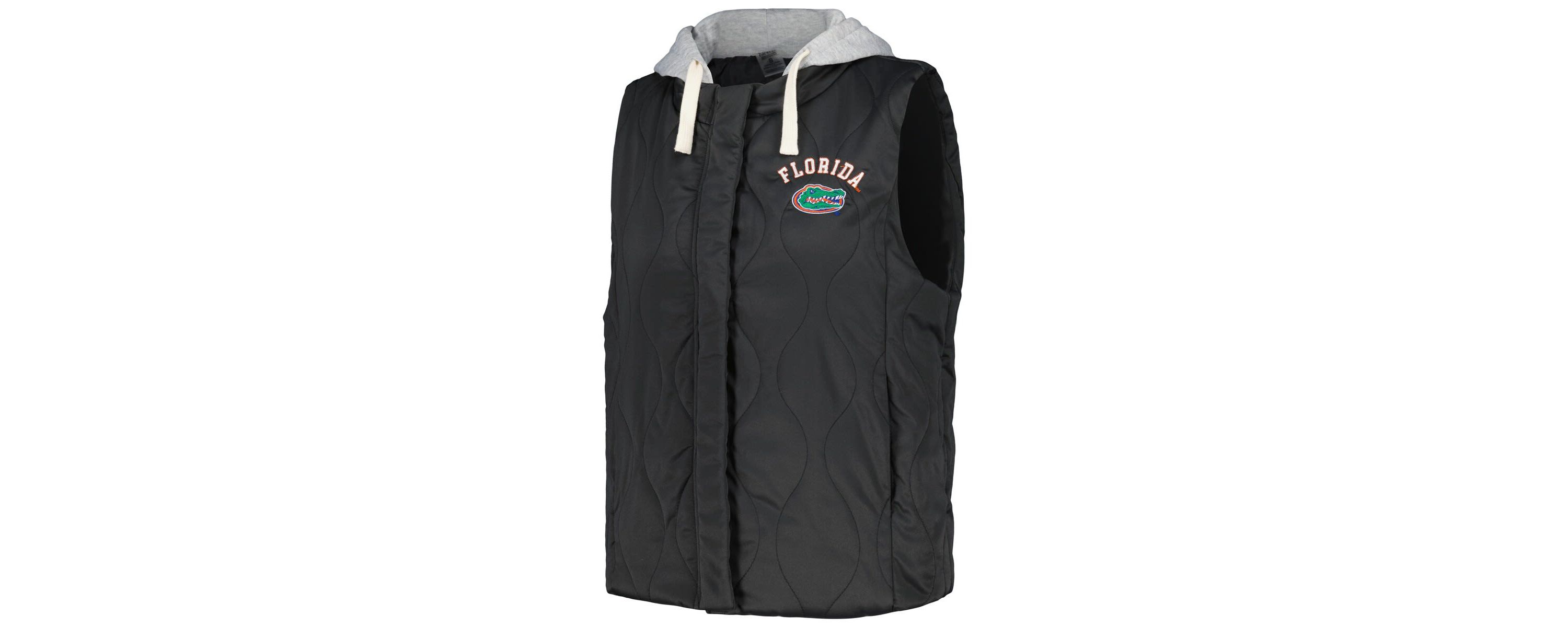 NCAA Florida Gators Headliner Full-Snap Hooded Puffer Vest