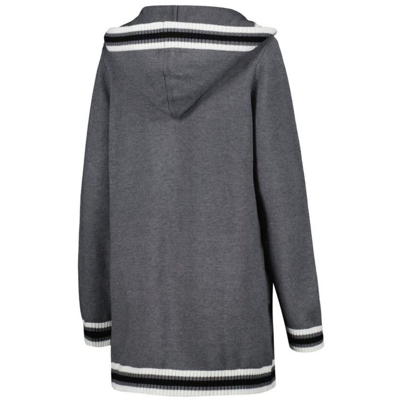 NCAA Florida Gators One More Round Tri-Blend Striped Hooded Cardigan Sweater