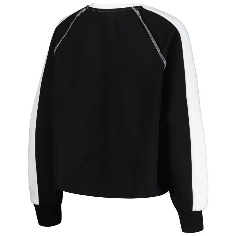 NCAA Iowa Hawkeyes Blindside Raglan Cropped Pullover Sweatshirt