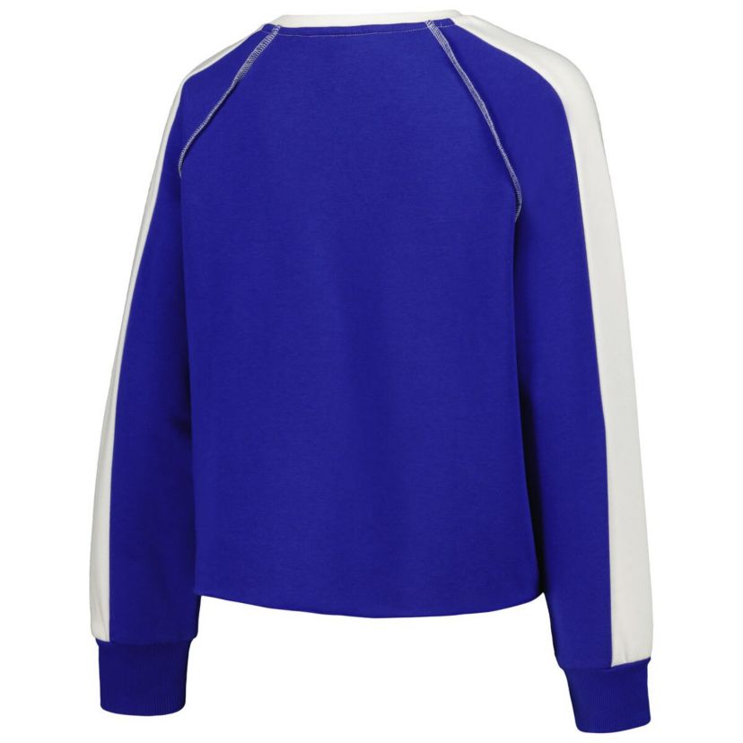 NCAA Kentucky Wildcats Blindside Raglan Cropped Pullover Sweatshirt