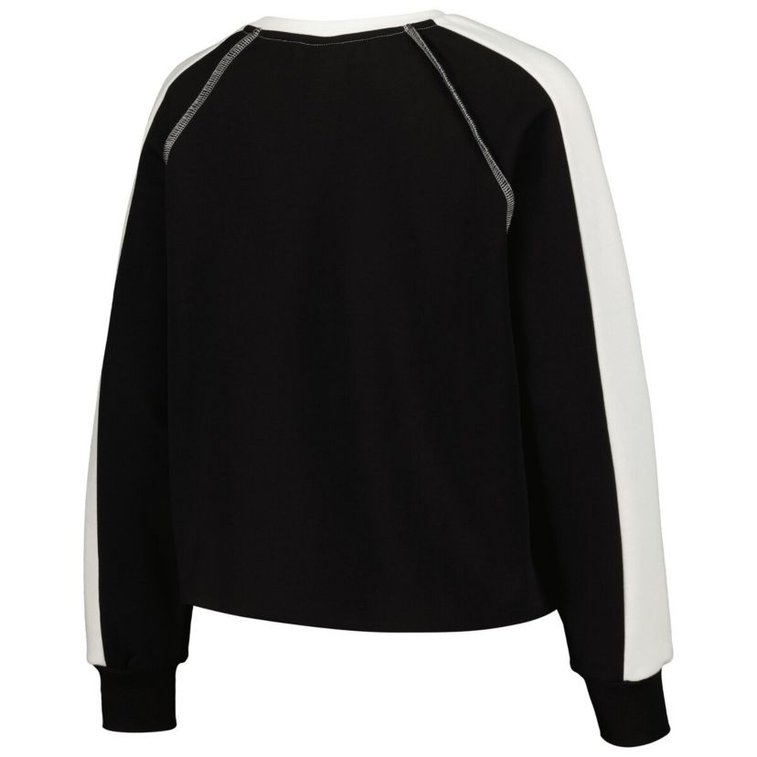 NCAA Purdue Boilermakers Blindside Raglan Cropped Pullover Sweatshirt