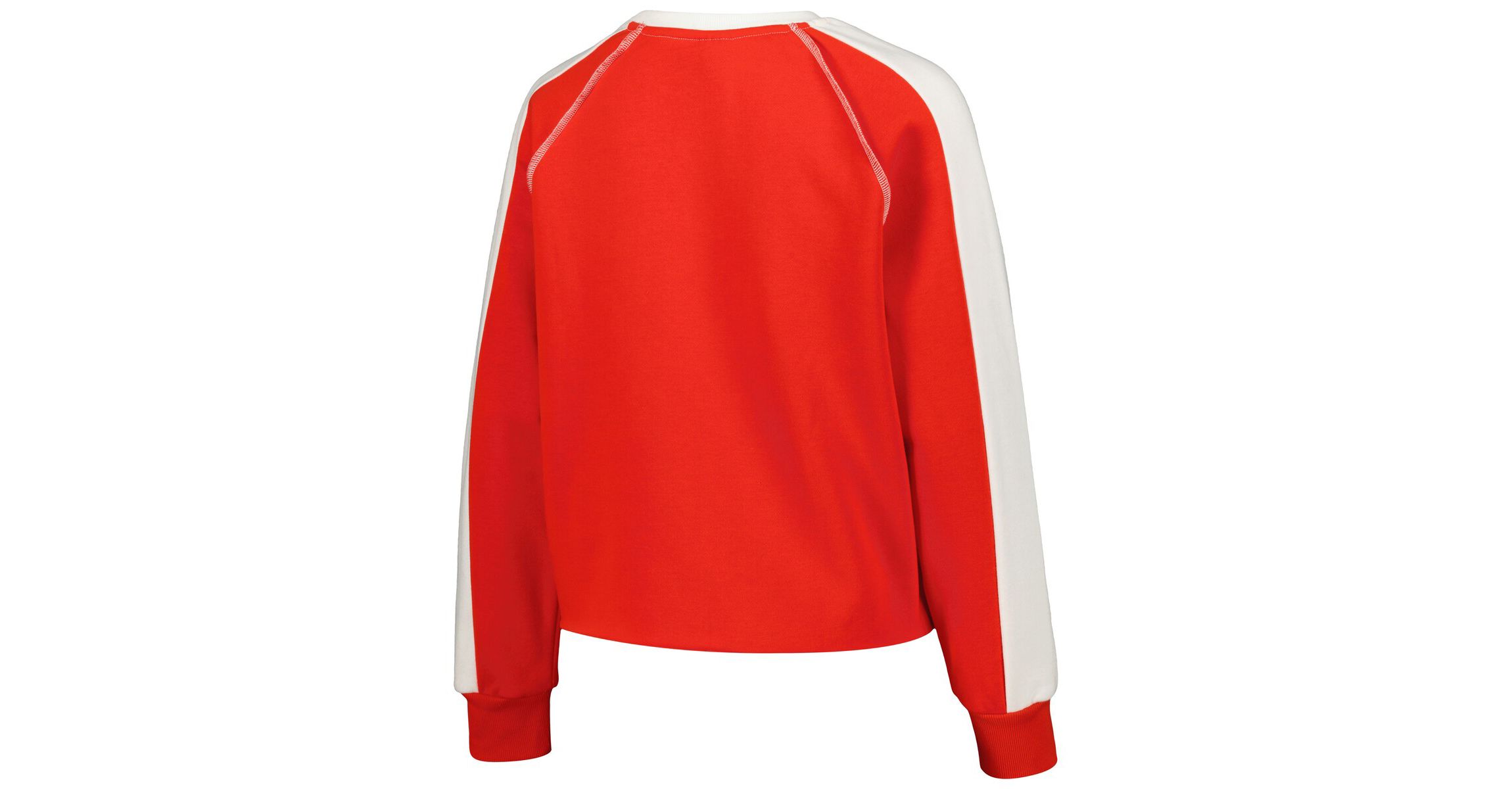 NCAA Ohio State Buckeyes Blindside Raglan Cropped Pullover Sweatshirt