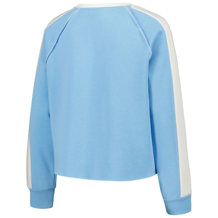 NCAA Carolina North Carolina Tar Heels Blindside Raglan Cropped Pullover Sweatshirt
