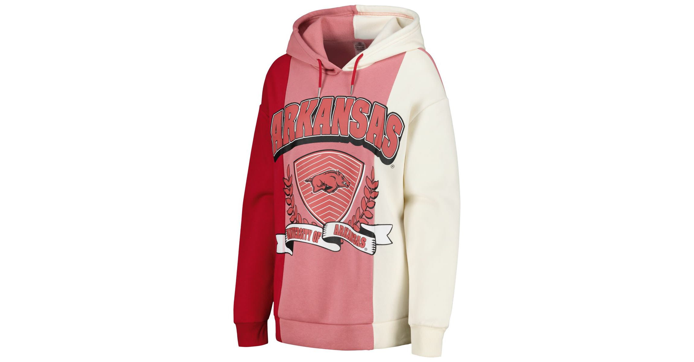 NCAA Arkansas Razorbacks Hall of Fame Colorblock Pullover Hoodie