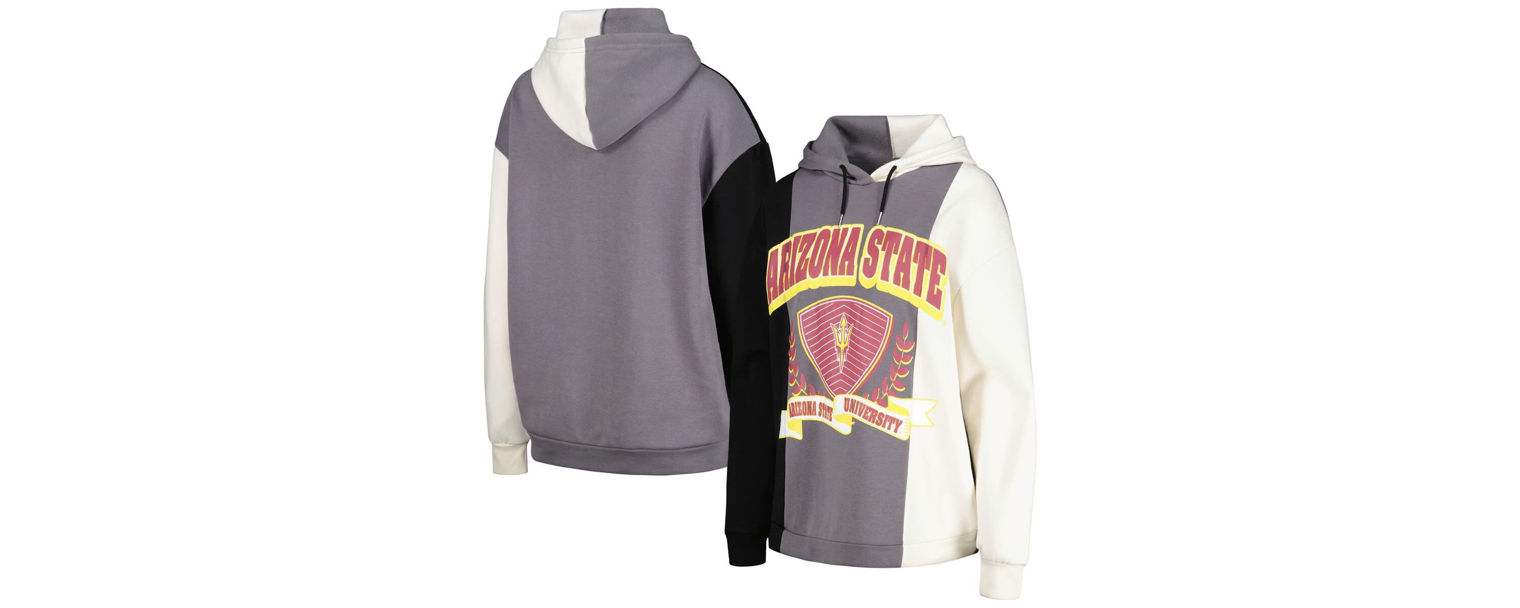 NCAA Arizona State Sun Devils Hall of Fame Colorblock Pullover Hoodie