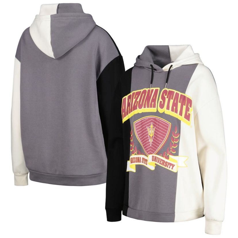 NCAA Arizona State Sun Devils Hall of Fame Colorblock Pullover Hoodie
