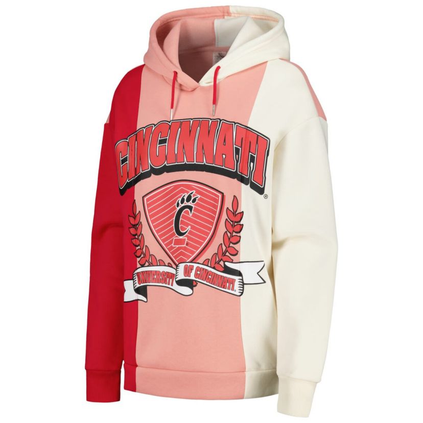 NCAA Cincinnati Bearcats Hall of Fame Colorblock Pullover Hoodie