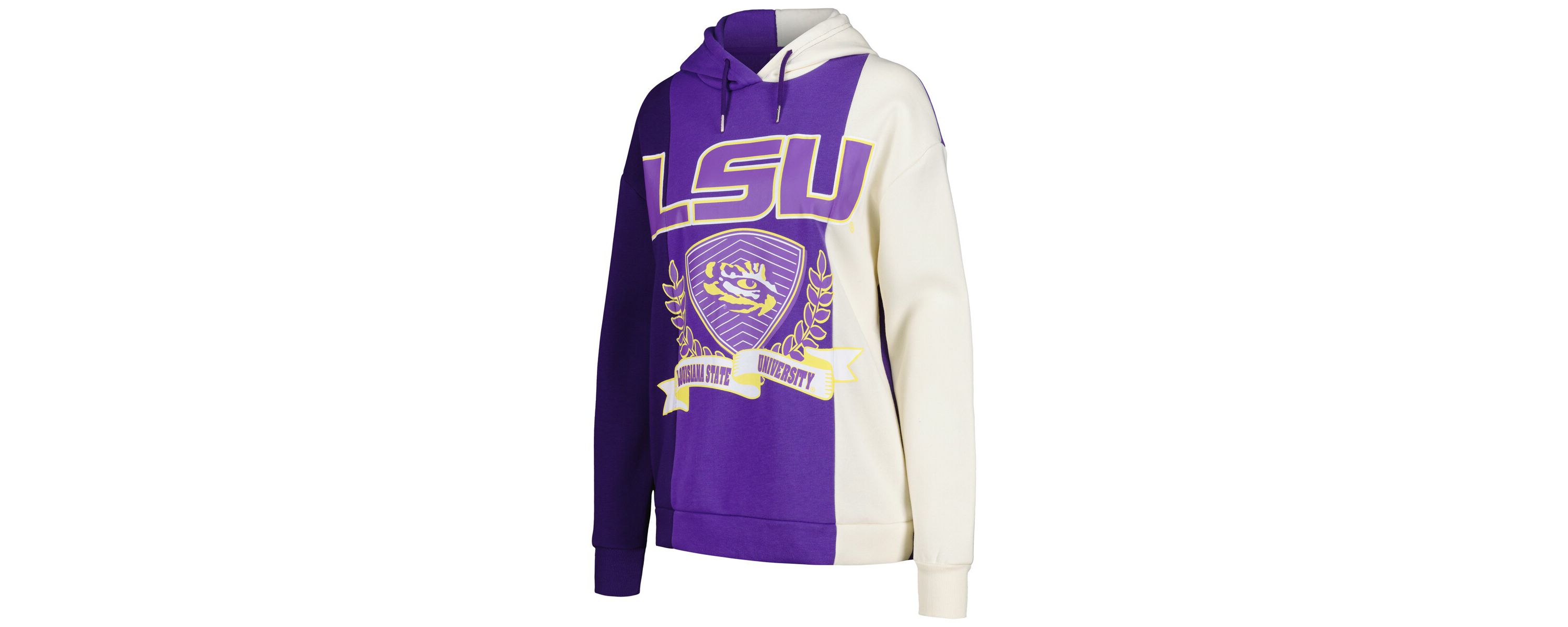 NCAA LSU Tigers Hall of Fame Colorblock Pullover Hoodie