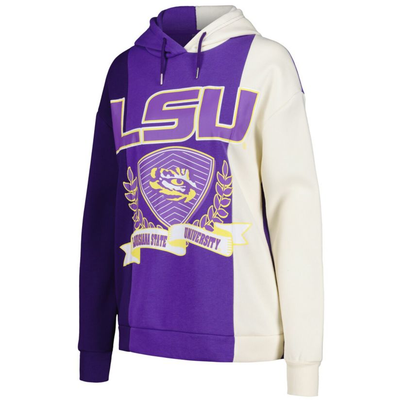 NCAA LSU Tigers Hall of Fame Colorblock Pullover Hoodie