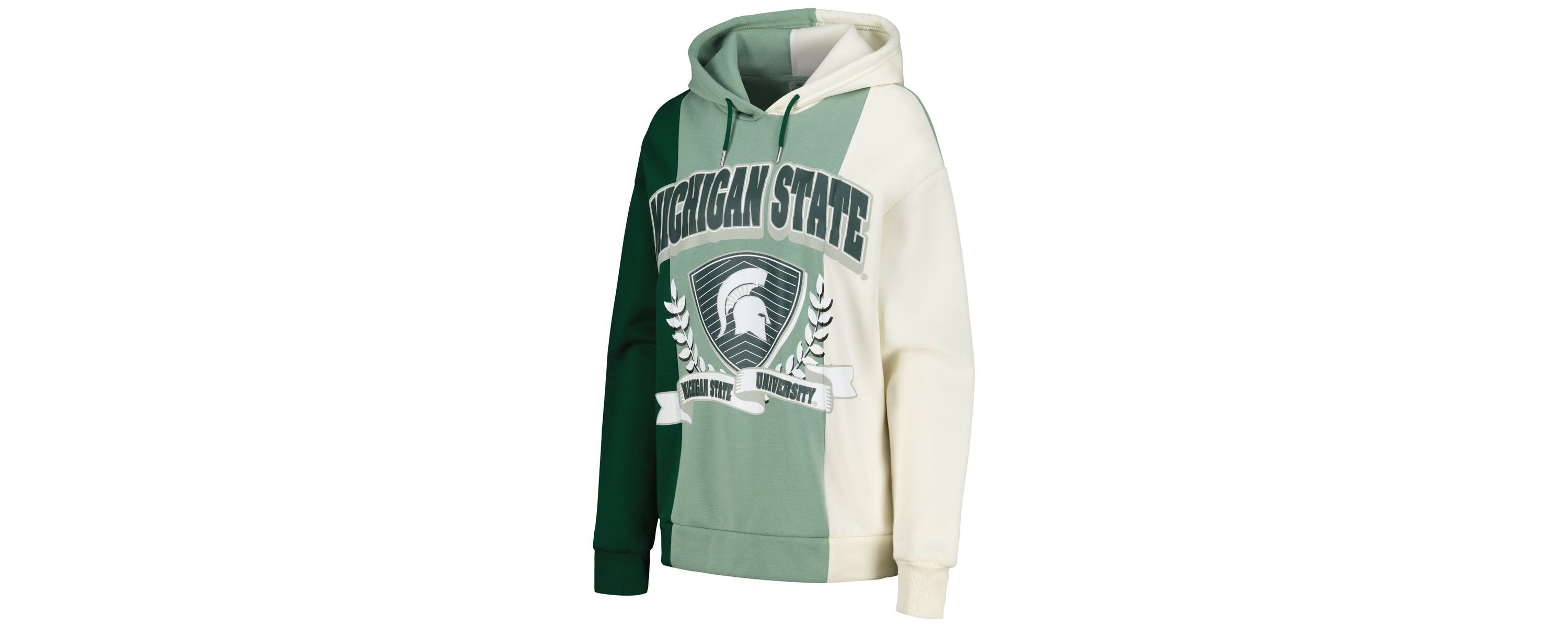 NCAA Michigan State Spartans Hall of Fame Colorblock Pullover Hoodie