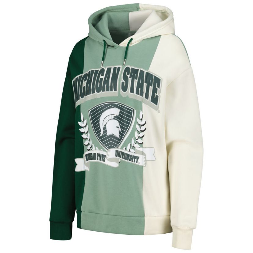 NCAA Michigan State Spartans Hall of Fame Colorblock Pullover Hoodie
