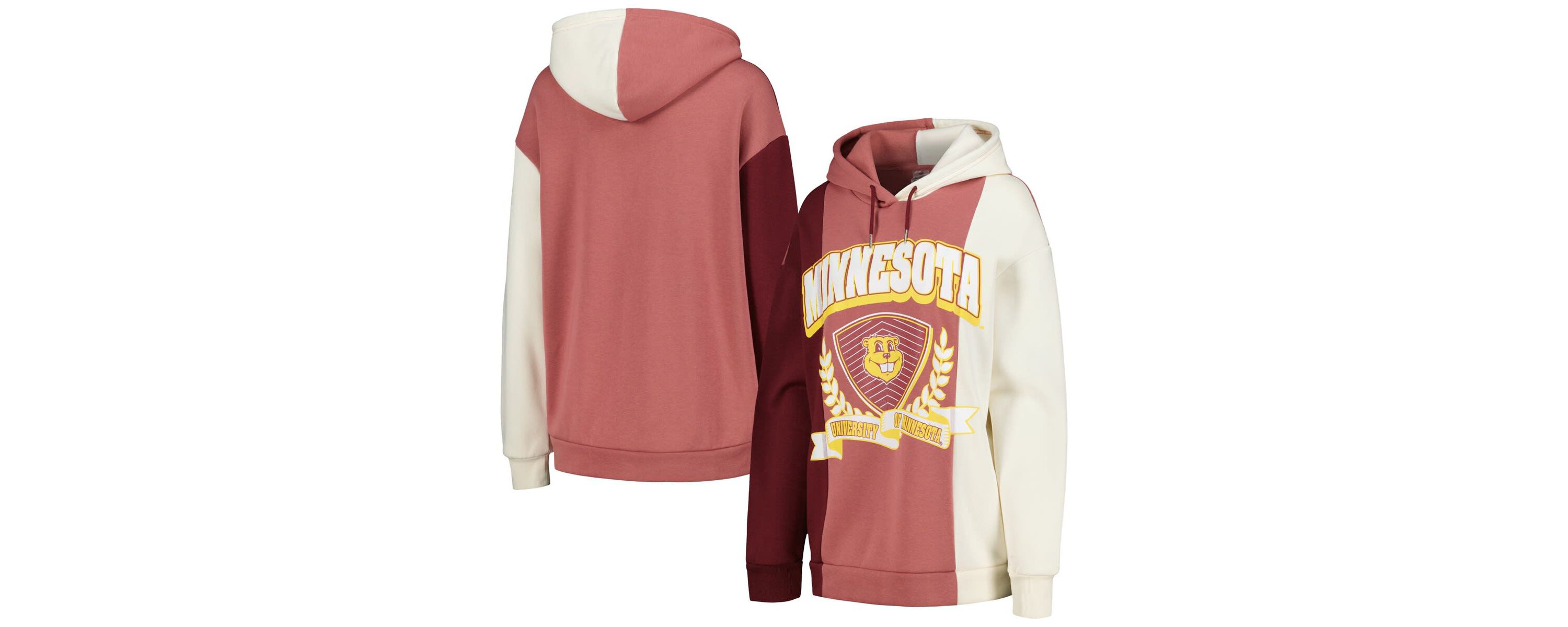 NCAA Minnesota Golden Gophers Hall of Fame Colorblock Pullover Hoodie