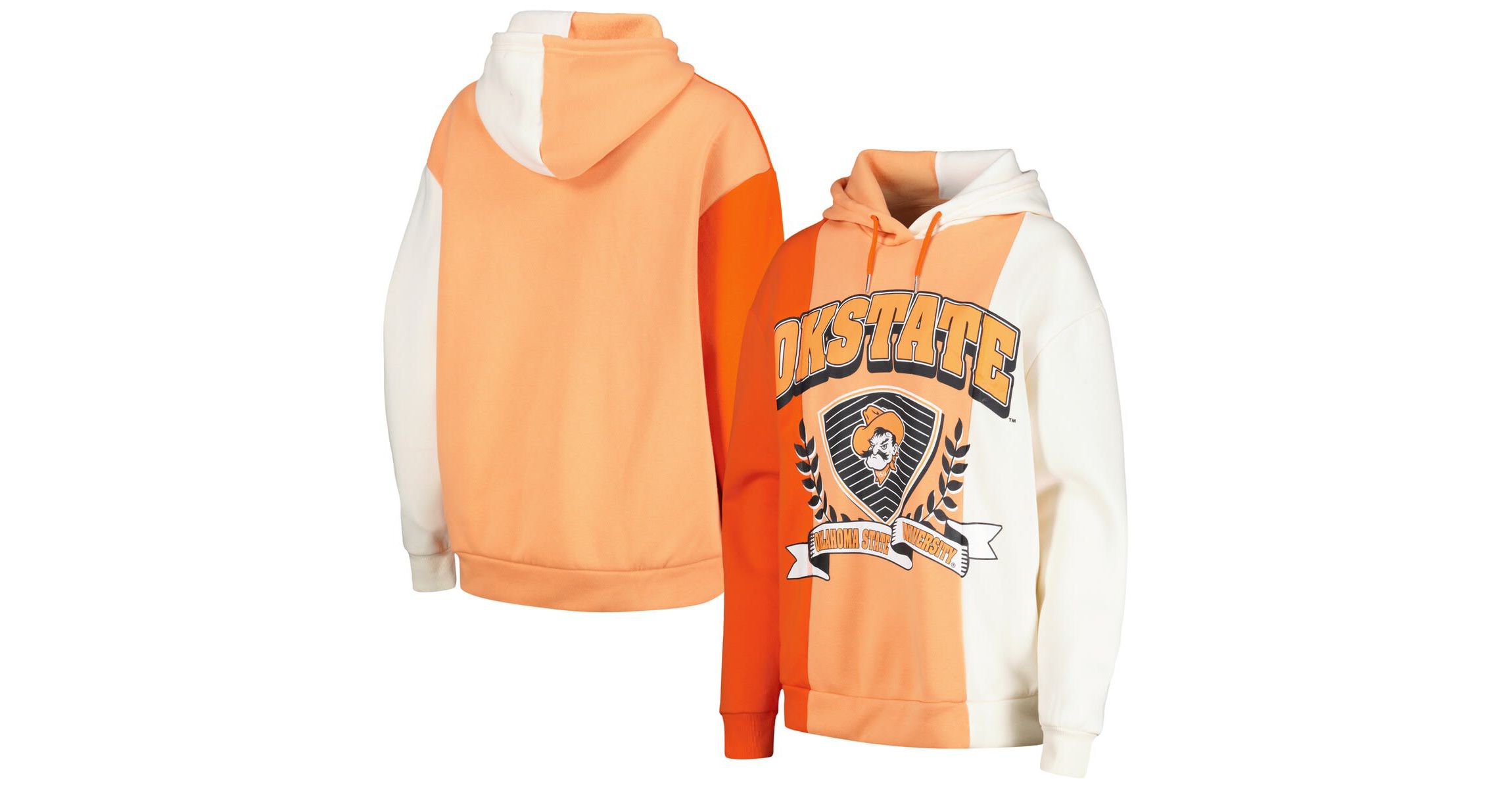 NCAA Oklahoma State Cowboys Hall of Fame Colorblock Pullover Hoodie