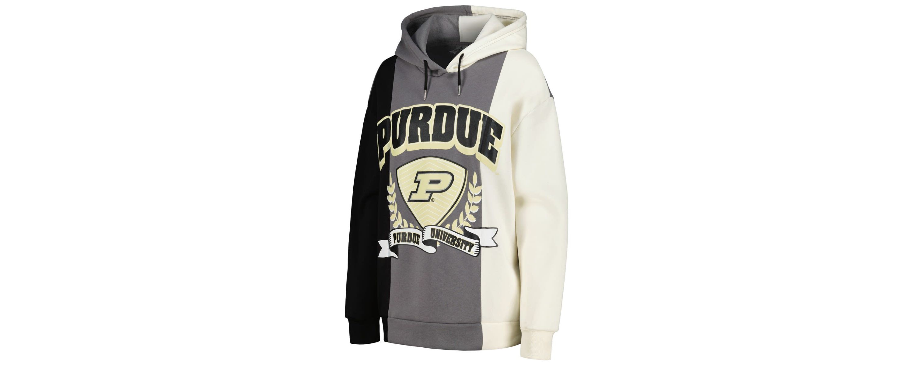 NCAA Purdue Boilermakers Hall of Fame Colorblock Pullover Hoodie