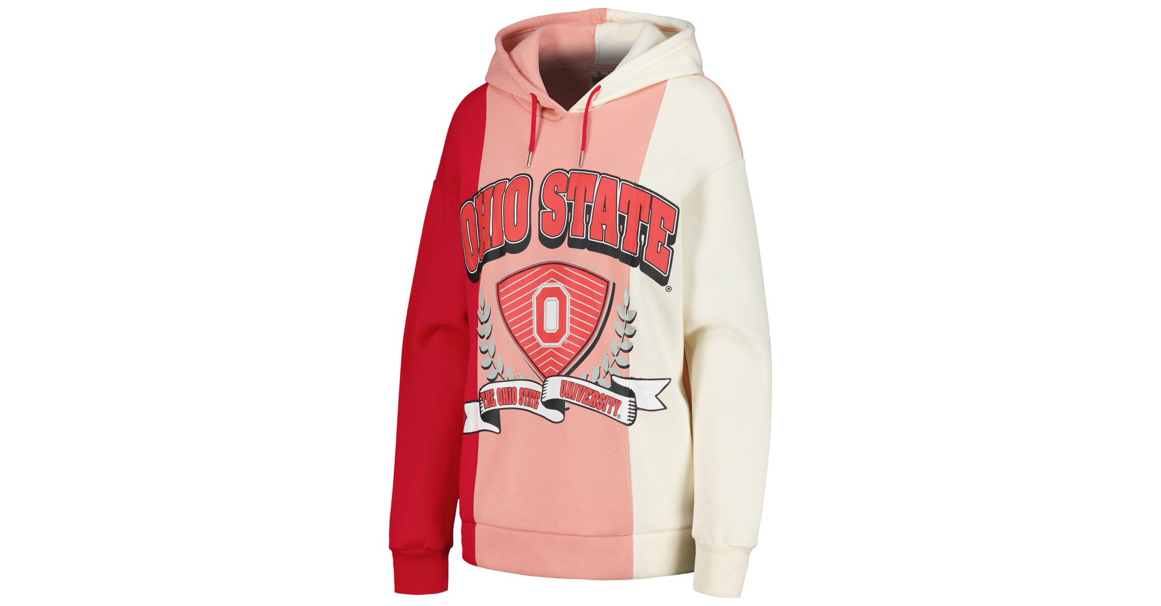 NCAA Ohio State Buckeyes Hall of Fame Colorblock Pullover Hoodie